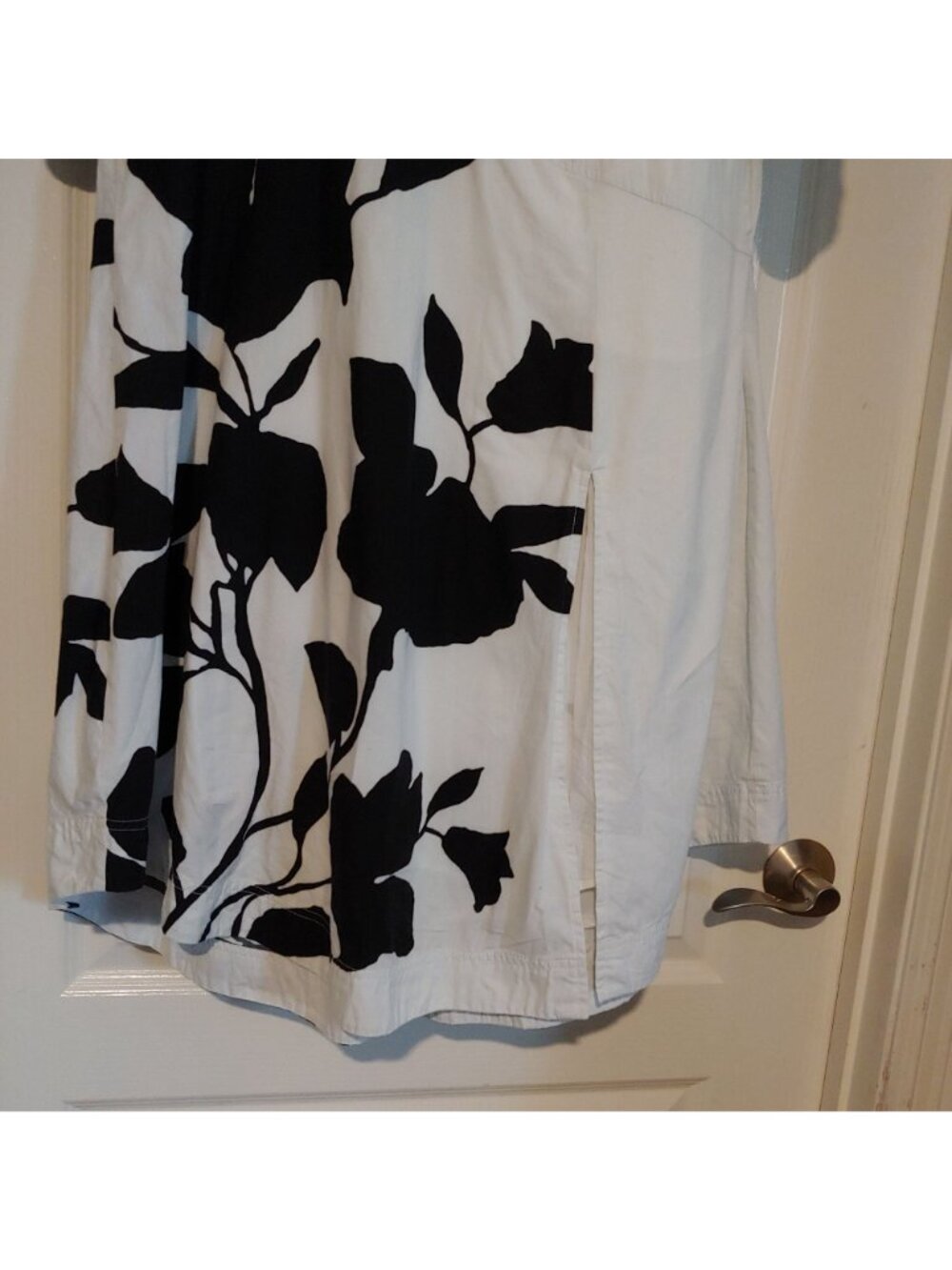 Jo Faulkner For Maeve Oversized Asian Botanical Midi Dress Gallery Zen  SP - Picture 5 of 11